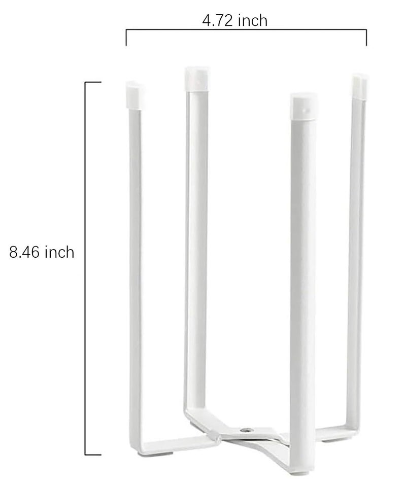 Mukkuri Kitchen Stand Holder, Plastic Bag Drying Rack, Multifunctional Countertop Cups Bottles Drying Rack for Plastic Bags, Bottles and Cups, Shelf Trash Bag - Image 3